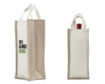 BOLSA DE ALGODÓN PARA BOTELLAS VINAGRETO A2854 BLANCO (YUTE - ALGODÓN - A2854.01 -  ARTICULOS PROMOCIONALES) - Imagen 3