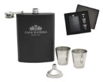 SET DE LICORERA GINGER A2883 NEGRO (ACCESORIOS: ACERO INOXIDABLE -- ESTUCHE: CARTÓN - A2883.02 -  ARTICULOS PROMOCIONALES) - Imagen 3