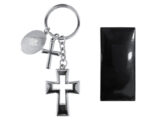 LLAVERO EN FORMA DE CRUZ AMÉN A2892 PLATA (ALEACIÓN DE ZINC - A2892.17 -  ARTICULOS PROMOCIONALES) - Imagen 3
