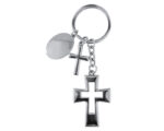 LLAVERO EN FORMA DE CRUZ AMÉN A2892 PLATA (ALEACIÓN DE ZINC - A2892.17 -  ARTICULOS PROMOCIONALES)