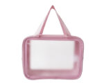 BOLSA IMPERMEABLE PARA ACCESORIOS CON ASAS PATY A2909 ROSA (CUERO - PLÁSTICO PVC - A2909.05 -  ARTICULOS PROMOCIONALES)