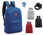 MOCHILA ESCOLAR IMPERMEABLE CLASS A2913 NEGRO (POLIÉSTER 210 - A2913.02 -  ARTICULOS PROMOCIONALES) - Imagen 3
