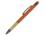 BOLÍGRAFO DE ALUMINIO CON BAMBÚ ELEBAM A2921 NARANJA (ALUMINIO, BAMBÚ Y CLIP DE METAL - A2921.03 -  ARTICULOS PROMOCIONALES)