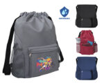 MORRAL BACKPACK IMPERMEABLE AVENTURE A2926 GRIS (POLIÉSTER - A2926.22 -  ARTICULOS PROMOCIONALES) - Imagen 3