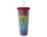 VASO DE PLÁSTICO DOBLE PARED TEXTURIZADO COCONUT A2927 UNICO (PLÁSTICO AS - A2927.28 -  ARTICULOS PROMOCIONALES)