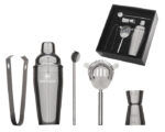 SET PARA BEBIDAS DE ACERO INOXIDABLE COCOBONGO A2928 PLATA (ACCESORIOS: ACERO INOXIDABLE -- ESTUCHE: CARTÓN - A2928.17 -  ARTICULOS PROMOCIONALES) - Imagen 3