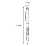 BOLÍGRAFO ISKAM VERDE (AL 18009 - METAL-RUBBER) - Imagen 4