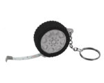 LLAVERO C-FLEXOMETRO 1 M. LLANTA B1175 NEGRO (PLÁSTICO - A150001 -  ARTICULOS PROMOCIONALES) - Imagen 2