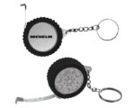 LLAVERO C-FLEXOMETRO 1 M. LLANTA B1175 NEGRO (PLÁSTICO - A150001 -  ARTICULOS PROMOCIONALES) - Imagen 3