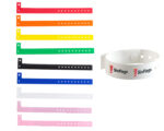 BRAZALETE PLASTIFICADO (PLANILLA 10 PZAS) BI5705 BLANCO (PLÁSTICO - A110040 -  ARTICULOS PROMOCIONALES) - Imagen 3