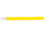 BRAZALETE TYVEK BI5709 (PLANILLA 20 PZAS) AMARILLO (PLÁSTICO - BI5709.13 -  ARTICULOS PROMOCIONALES)