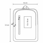 MOCHILA ZAMBIA ROSA (BL 036 - POLIÉSTER) - Imagen 7