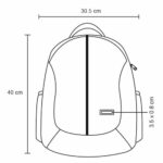 MOCHILA CENTO NEGRO (BL 049 - POLIÉSTER) - Imagen 7