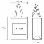 BOLSA PACIFIC BLANCO (BL 005 - NON WOVEN) - Imagen 2