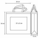 BOLSA ECO NEGRO (BL 068 - NON WOVEN) - Imagen 2