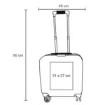 MALETA TRIP BLANCO (BL 078 - PLÁSTICO) - Imagen 2