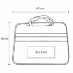 PORTAFOLIO LAP NEGRO (BL 083 - POLIÉSTER-FELPA) - Imagen 2