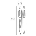 BOLÍGRAFO TAG AZUL (BP-1001 - PLÁSTICO) - Imagen 2