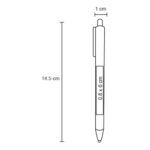 BOLÍGRAFO MALAGA AZUL (BP 20001 - PLÁSTICO) - Imagen 9