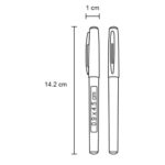 BOLÍGRAFO CODEX VERDE (BP-235 - PLÁSTICO-RUBBER) - Imagen 2