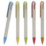 BOLÍGRAFO UXMAL ROJO (BP 8704BW - WHEAT STRAW) - Imagen 3