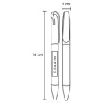 BOLÍGRAFO UXMAL ROJO (BP 8704BW - WHEAT STRAW) - Imagen 9