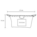 COSMETIQUERA SYDNEY NEGRO (CP 014 - POLIÉSTER) - Imagen 2