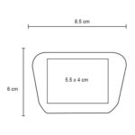 PASTILLERO RITA TRANSPARENTE (CP 050 - POLIPROPILENO) - Imagen 2