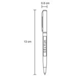 BOLÍGRAFO PISA PLATA (FM 0572 - ALUMINIO) - Imagen 5