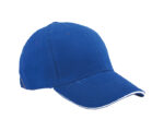 GORRA LISA SANDWICH GL6101 AZUL (ALGODÓN - A020059 -  ARTICULOS PROMOCIONALES)