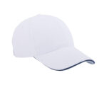 GORRA LISA SANDWICH GL6101 BLANCO (ALGODÓN - A020066 -  ARTICULOS PROMOCIONALES)