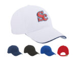 GORRA LISA SANDWICH GL6101 AZUL (ALGODÓN - A020059 -  ARTICULOS PROMOCIONALES) - Imagen 3