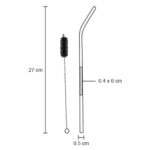 ASADOR CHOP NEGRO (HO 030 - POLIÉSTER-ACERO INOXIDABLE) - Imagen 3