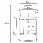 CAFETERA FRENCH NEGRO (HO 045 - VIDRIO) - Imagen 2