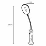 LÁMPARA ILUMINATI NEGRO (HR 028 - METAL-PLÁSTICO) - Imagen 2