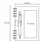 LIBRETA ÓNIX NEGRO (LE 008 - CARTÓN) - Imagen 2