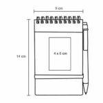 LIBRETA YARIS NEGRO (LE 009 - CARTÓN) - Imagen 2