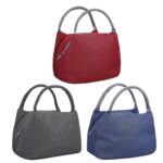 LONCHERA TOTE ROJO (LON 005 - POLIÉSTER) - Imagen 3