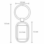 LLAVERO ZEUS PLATA (MK 010 - METAL) - Imagen 5