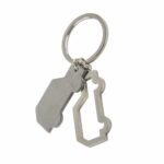 LLAVERO AUTO PLATA (MK 018 - METAL)