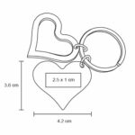 LLAVERO LOVE PLATA (MK 020 - METAL) - Imagen 4