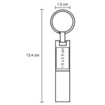 LLAVERO FLORENCIA AZUL (MK 008 - METAL) - Imagen 2