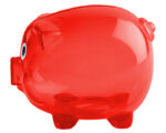 ALCANCIA PIG MNY4333 ROJO (PLÁSTICO - A100107 -  ARTICULOS PROMOCIONALES)