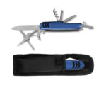 NAVAJA MULTIFUNCIONAL SMART NMB1 AZUL (ACERO INOXIDABLE - POLIÉSTER - A150070 -  ARTICULOS PROMOCIONALES)