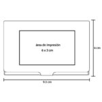 TARJETERO CARD PLATA (O 015 - ALUMINIO) - Imagen 5