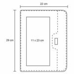 CARPETA HENDRIK NEGRO (O 053 - POLIURETANO) - Imagen 2