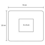 MOUSEPAD MAT ROJO (O 058 - POLIÉSTER) - Imagen 2