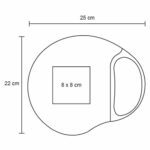 MOUSEPAD RUG NEGRO (O 059 - POLIÉSTER) - Imagen 2