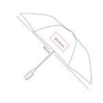 PARAGUAS BRUNÉI NEGRO PAR 029 N (POLIÉSTER) - Imagen 2