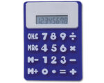 CALCULADORA SILICON RC04 AZUL (SILICÓN - A130020 -  ARTICULOS PROMOCIONALES)